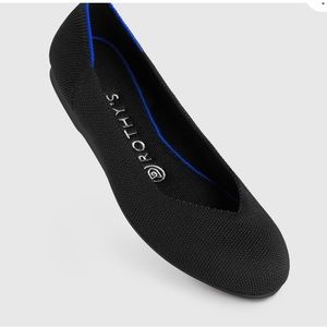 Gently worn black Rothys